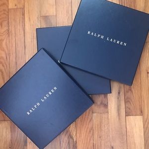 3 Ralph Lauren Empty Scarf Boxes